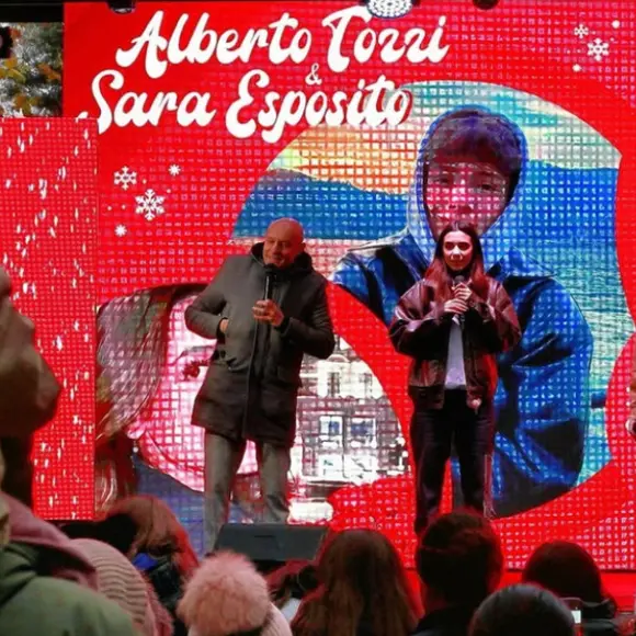 Alberto Tozzi e Sara Esposito Alberto Tozzi e Sara Esposito