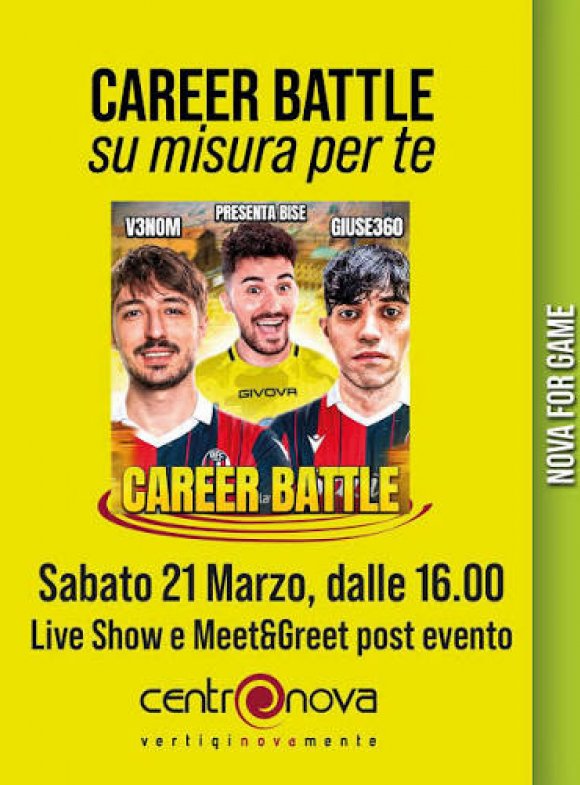 Career Battle con V3NOM, BISE e GIUSE360 Career Battle con V3NOM, BISE e GIUSE360
