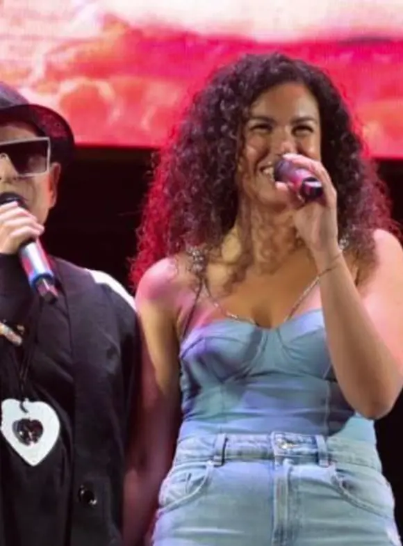 Cristiano Malgioglio e Martina Cristiano Malgioglio e Martina